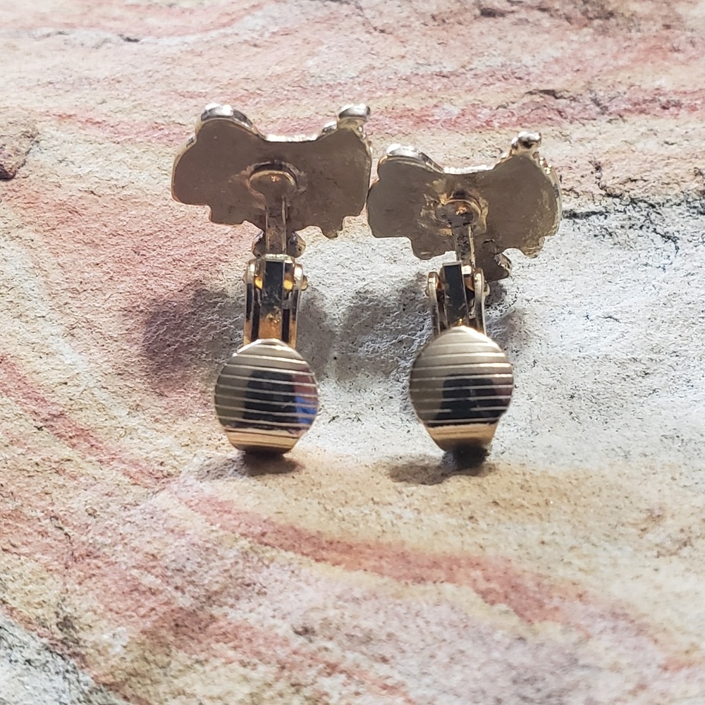 Vintage  Saddle Earrings.🐎🐎 - Picture 2 of 5